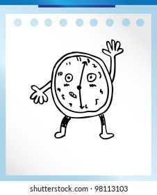 alarm clock analog , vector illustration