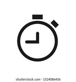 Alarm clock arrow vector line Icon