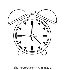 Alarm clock with bells