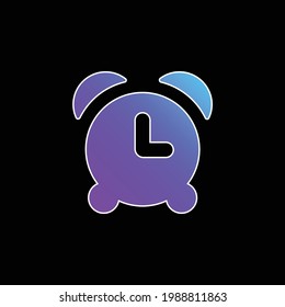 Alarm Clock blue gradient vector icon