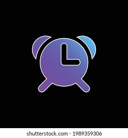 Alarm Clock blue gradient vector icon