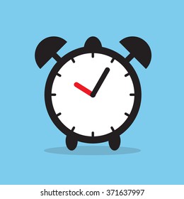 Alarm clock cartoon.