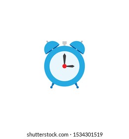 Alarm clock cartoon icon,vector on a white background