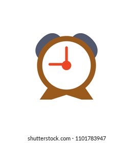 alarm clock colored icon. Element of school icon for mobile concept and web apps. Detailed alarm clock icon can be used for web and mobile. Simple icon on white background
