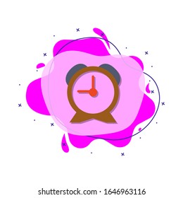 Alarm clock colored icon. Simple color vector of education icons for ui and ux, website or mobile application
