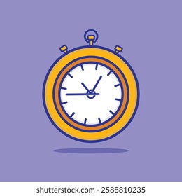 Alarm clock concept. Vector illustration