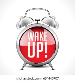 Alarm clock concept - wake up