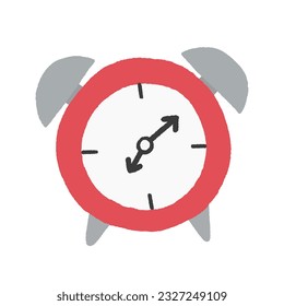 Alarm Clock Cute Vintage Red Pastel colors