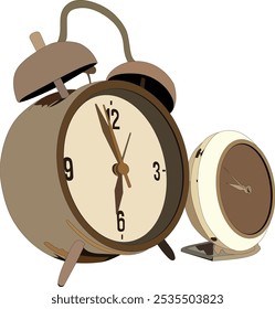 An alarm clock is a clock designed to produce a particularly loud sound at a specified time for the purpose of waking up a sleeping person.