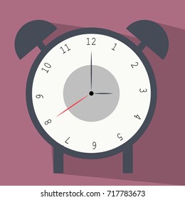 alarm clock flat icon