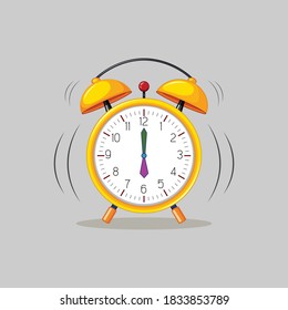 alarm clock flat icon,symbol and vector,Can be used for web, print and mobile