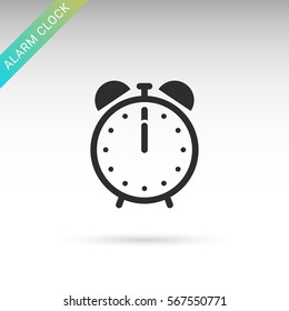 Alarm Clock Flat Vector Icon