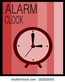 alarm clock graphic design