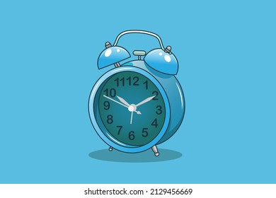 Alarm clock graphic design vector illustration