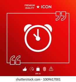 Alarm clock icon