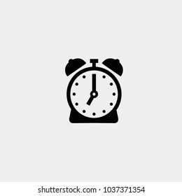 Alarm clock. Clock icon. Alarm clock icon