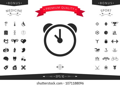 Alarm clock icon