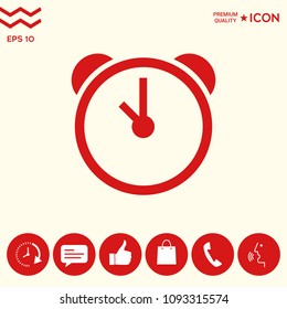 Alarm clock icon Alarm clock icon