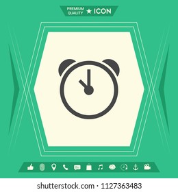 Alarm clock icon