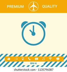 Alarm clock icon
