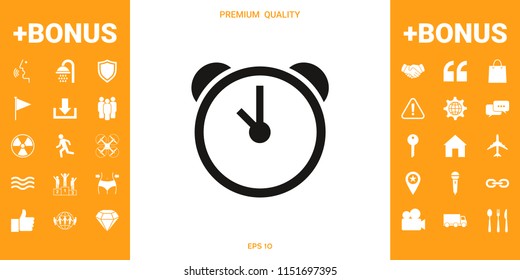 Alarm clock icon