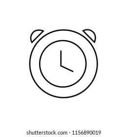 Alarm clock icon.