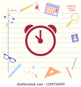 Alarm clock icon