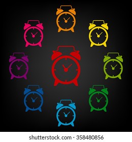 Alarm clock icon