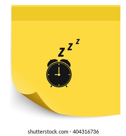 Alarm clock icon.