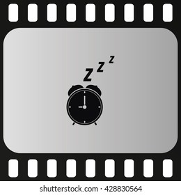 Alarm clock icon.