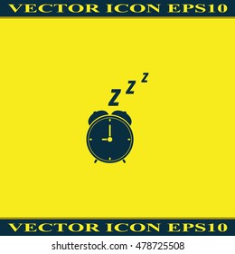 Alarm clock icon.