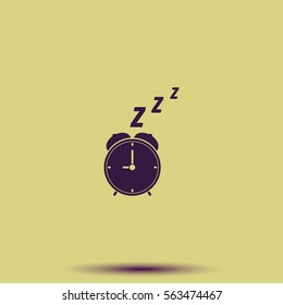 Alarm clock icon.