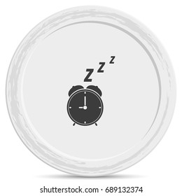 Alarm clock icon.