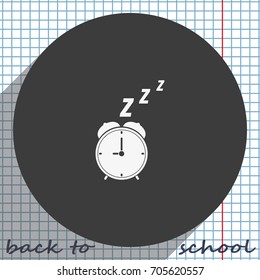 Alarm clock icon.