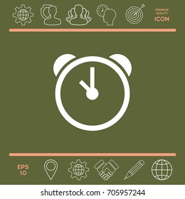 Alarm clock icon