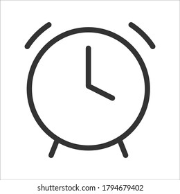  alarm clock icon black design
