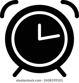 Alarm clock icon collection. Vector Illustration.