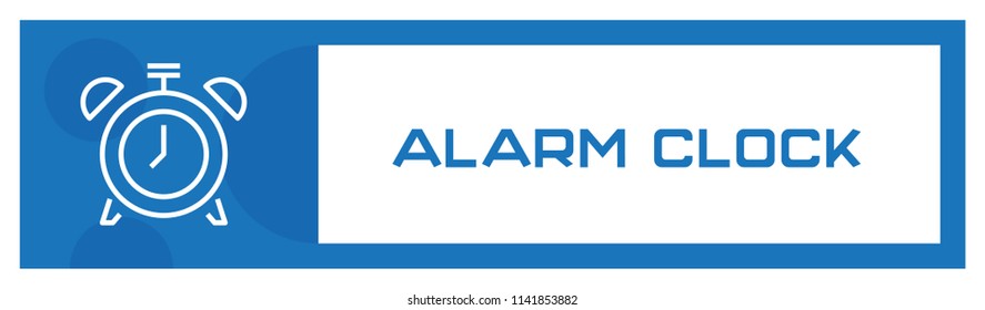 Alarm Clock Icon Concept