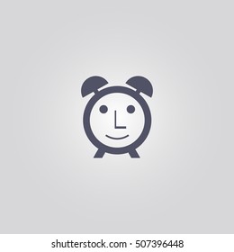alarm clock icon. icon design