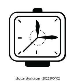 Alarm clock icon  design graphics vector