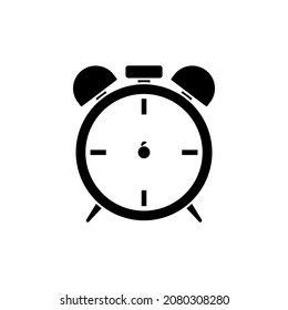 plantilla de diseño de icono de reloj de alarma vector ilustración aislada