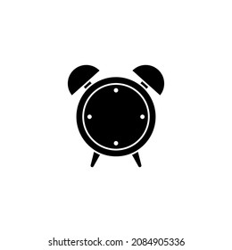 Alarm clock icon design template vector isolated illustration