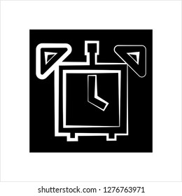 Alarm Clock Icon Design Vector Art Illustration