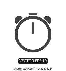  alarm clock icon design, vector eps10