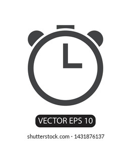  alarm clock icon design, vector eps10