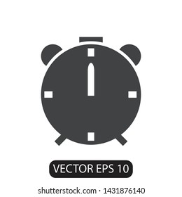  alarm clock icon design, vector eps10