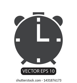  alarm clock icon design, vector eps10