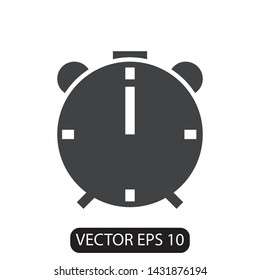  alarm clock icon design, vector eps10