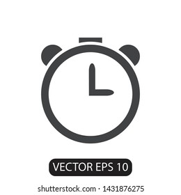  alarm clock icon design, vector eps10