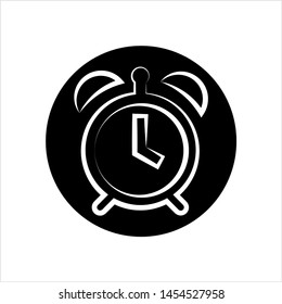 Icono de reloj de alarma Icono de diseño Vector Ilustración de arte